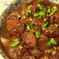萝卜烧牛筋腩的做法[图]