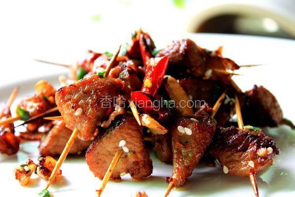 香辣牙签肉