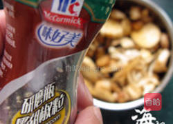 香煎双菇的做法图解4