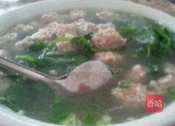 清淡圆子汤的做法图解1