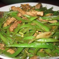 扁豆肉丝的做法[图]