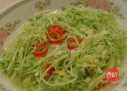 清脆豌豆苗的做法图解2