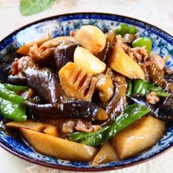 快手油焖茄笋的做法[图]