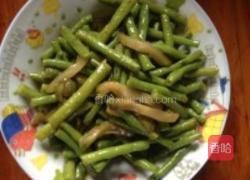 榨菜炒豆角的做法图解6