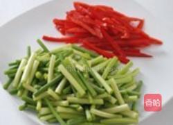 蒜薹炒牛柳的做法图解2