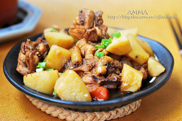 土豆烧鸡腿
