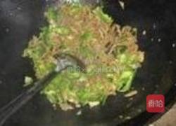 炒河蚌的做法图解4