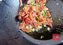 茭白蚕豆炒肉片的做法图解6
