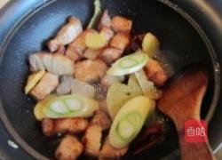 口蘑鹌鹑蛋烧肉的做法图解7