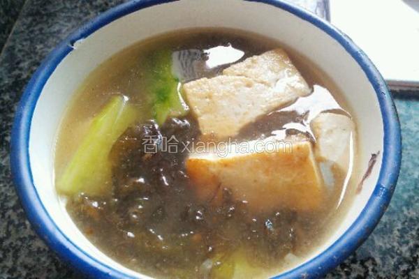 黄瓜豆腐汤