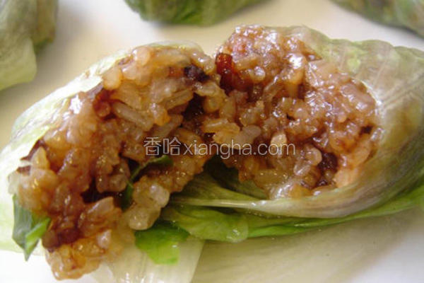 糯米腊肉卷