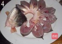 清蒸开屏鲈鱼的做法图解4