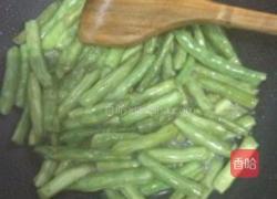 干扁四季豆的做法图解3