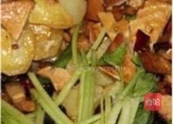 肉丁香干汇干煸土豆的做法图解8