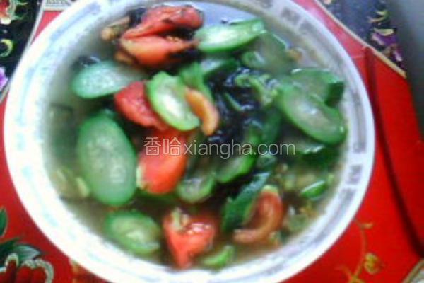 番茄炒蛇豆