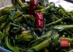 炝炒空心菜的做法图解6
