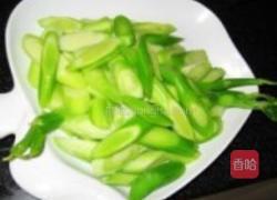 小炒芥蓝片的做法图解4