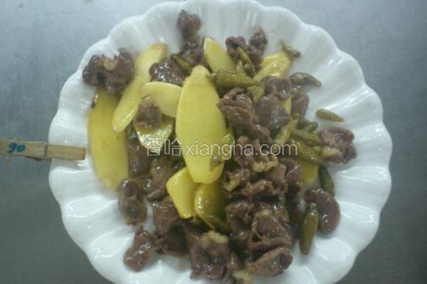 泡椒炒牛箭
