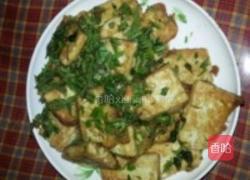 香椿塌豆腐的做法图解4