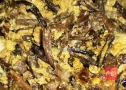 茶树菇炒土鸡蛋的做法图解4