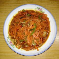 胡萝卜炒肉的做法[图]
