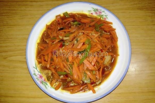 胡萝卜炒肉