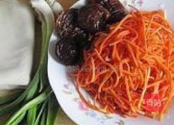 干胡萝卜丝炒豆皮的做法图解1