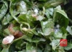 炝拌苦菜的做法图解3