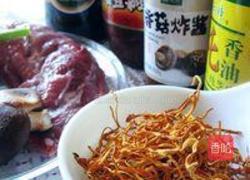 虫草花鱼香肉丝的做法图解3