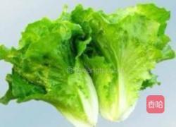 蒜茸生菜的做法图解1