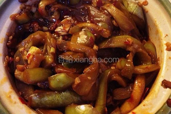 鱼香茄子无油