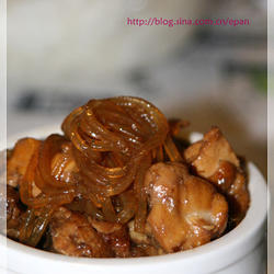 三黄鸡炖粉条的做法[图]