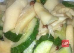 笋炒黄瓜的做法图解1