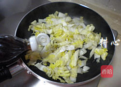 大白菜炒培根的做法图解10