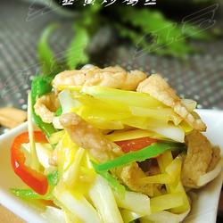 韭黄炒鸡丝的做法[图]