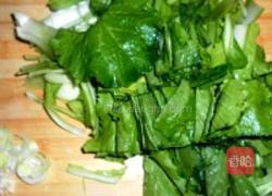 杏鲍菇炒小白菜的做法图解3