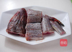 淡甲鱼菜脯的做法图解3