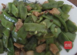 扁豆小炒肉的做法图解5