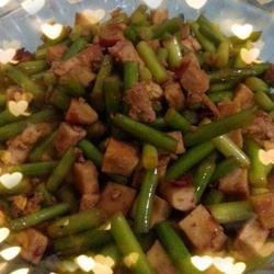 肉末蒜苔炒豆干的做法[图]