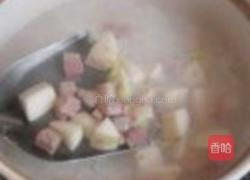 黄花菜干菜煲咸肉粥的做法图解5