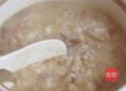 黄花菜干菜煲咸肉粥的做法图解7