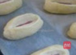 黄油香蒜熏肉肠面包的做法图解6