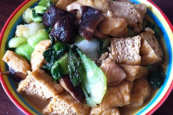 油豆腐烩菜
