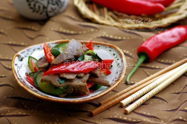 小炒腊猪肝