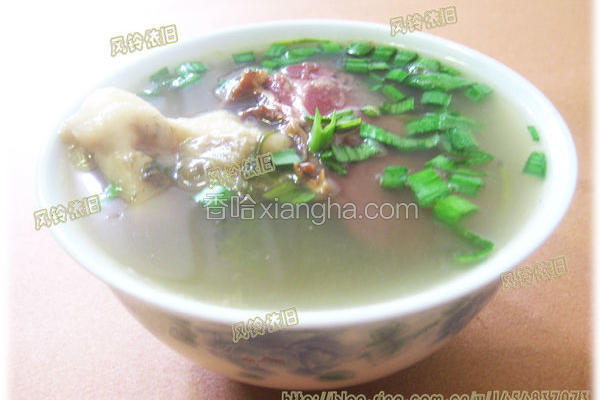 冬季暖身之牛肉汤