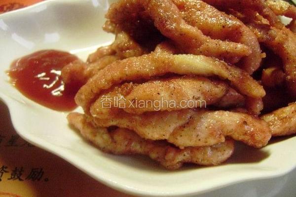 化瘀食材用料香酥雞柳的做法小貼士1,我做這個菜一般是買大江雞胸肉