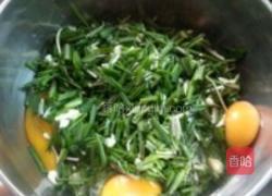 野韭菜炒鸡蛋的做法图解4