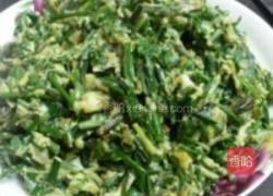 野韭菜炒鸡蛋的做法图解5