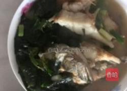 裙带菜烧桂花鱼的做法图解1