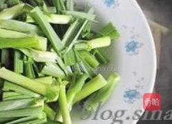 青蒜蛋皮炒香干的做法图解8